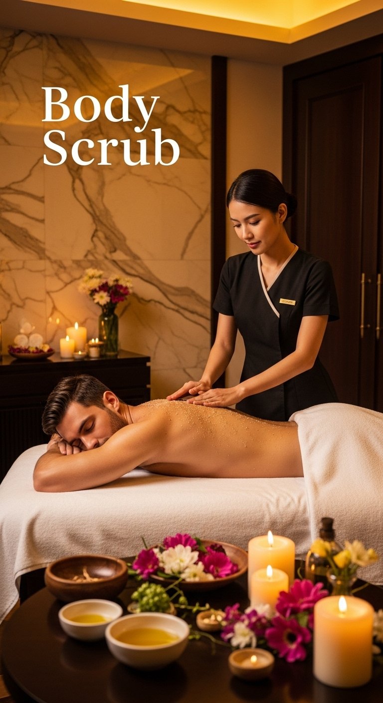 Luxury body scrub treatment in Hyderabad